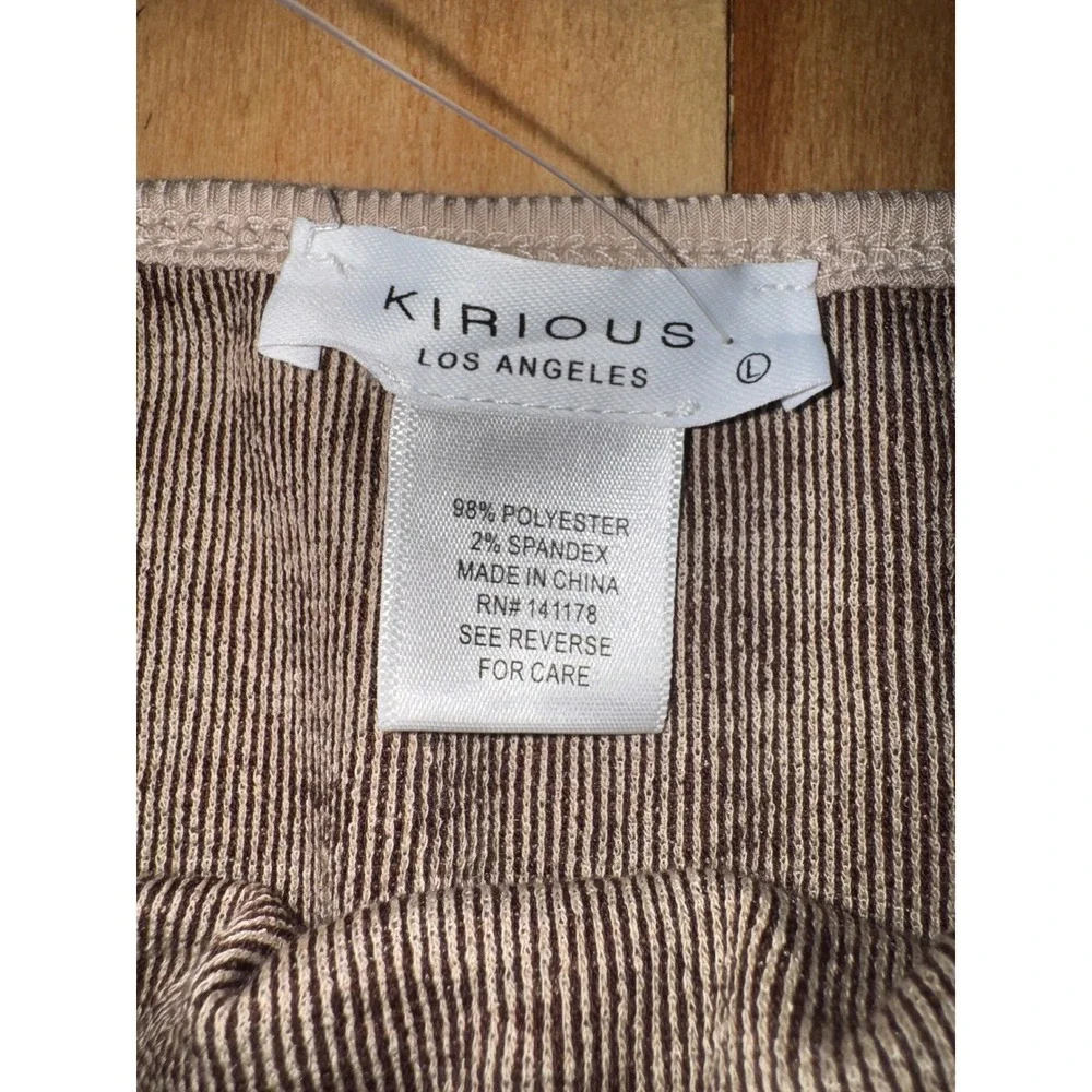 Kirious Los Angeles Brown Argyle Knit Mini Skirt Large Preppy Dark Academia Y2K - Picture 2 of 3